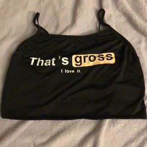 Silky Crop Top. Sz S. Excellent Condition! Feels Really Nice!